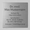 Individuelles Firmenschild - Lasergraviert