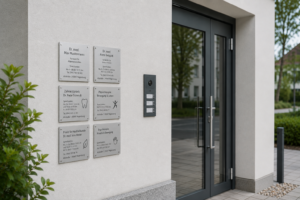 Individuelle Metallschilder Firma Logo